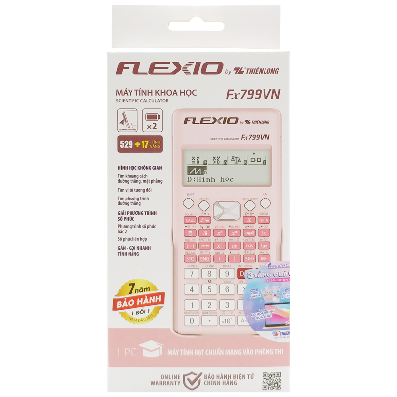 Máy Tính Flexio FX799VN Màu Hồng
