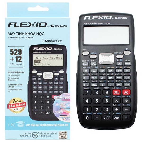 Máy Tính Flexio FX680VN Plus Màu Đen