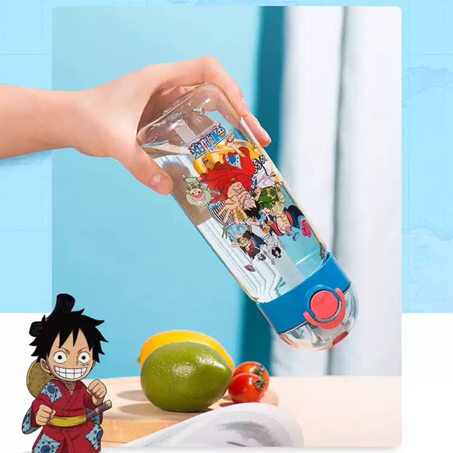 Bình Nhựa Nắp Bật One Piece ZO09