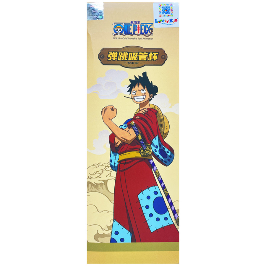 Bình Nhựa Nắp Bật One Piece ZO09