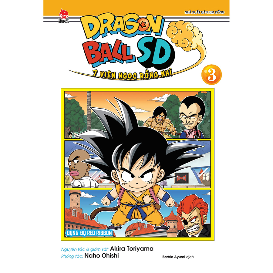 Dragon Ball SD - 7 Viên Ngọc Rồng Nhí Tập 3 Tặng Kèm Standee