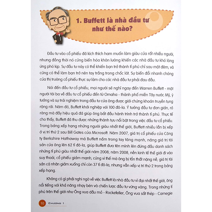 Sách Lược Đầu Tư Của W Buffett - Tổng Kết Lại Một Cách Sinh Động Bí Quyết Đầu Tư Của Huyền Thoại Cổ Phiếu W Buffett