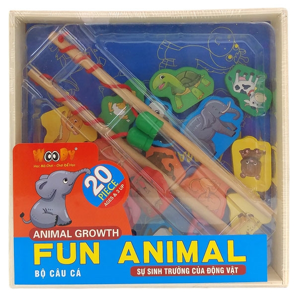 Trò Chơi Bộ Câu Cá Fun Animals 20 Pcs WD7493