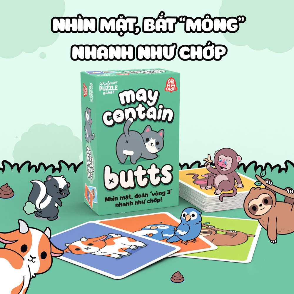 Đồ Chơi Board Game May Contain Butts