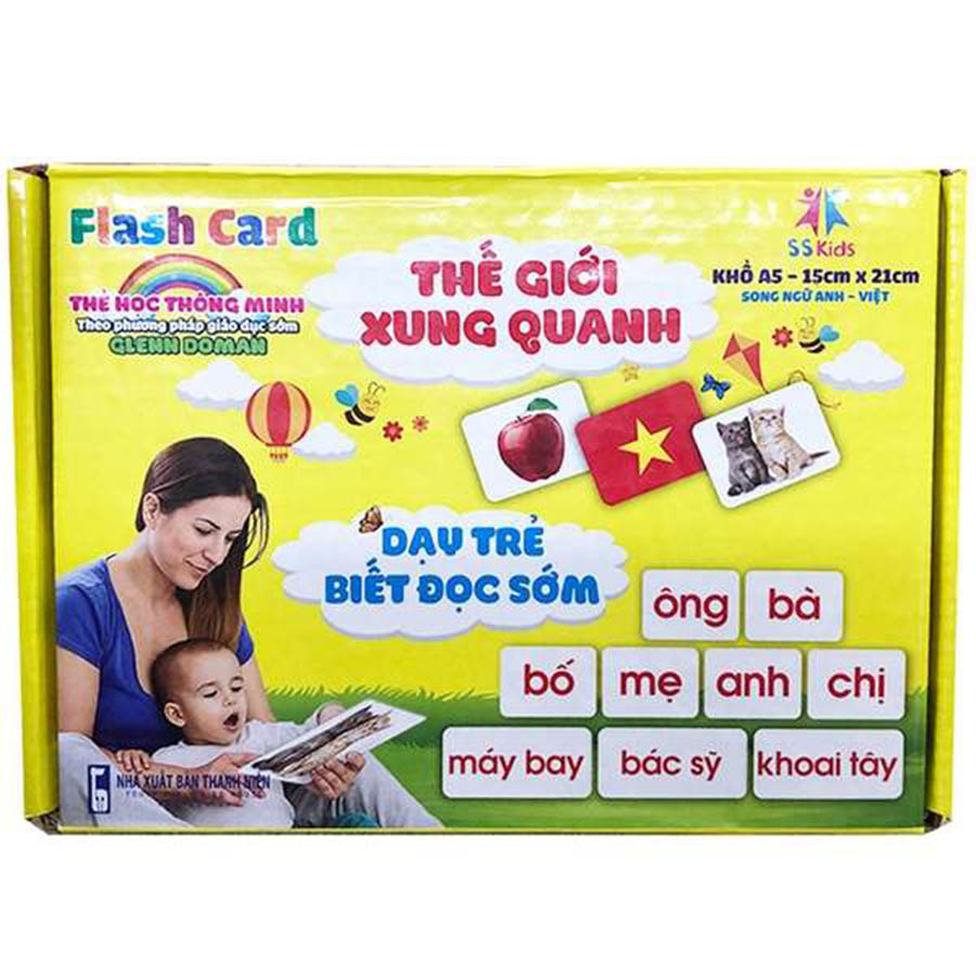 Flash Card Dạy Trẻ Thế Giới Xung Quanh - Dạy Bé Biết Đọc Sớm