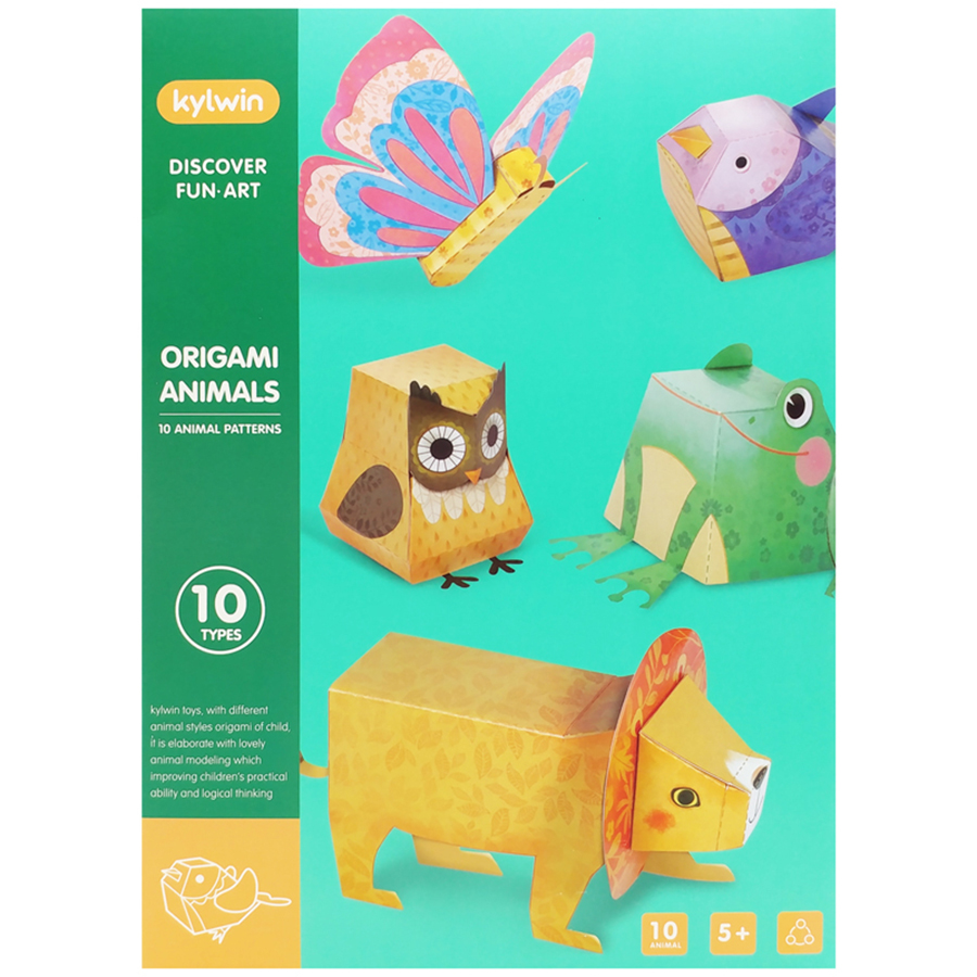 Đồ Chơi Gấp Giấy Origami 3D, Sáng Tạo, Khéo Tay Và Thông Minh Chủ Đề Động Vật KW-4003