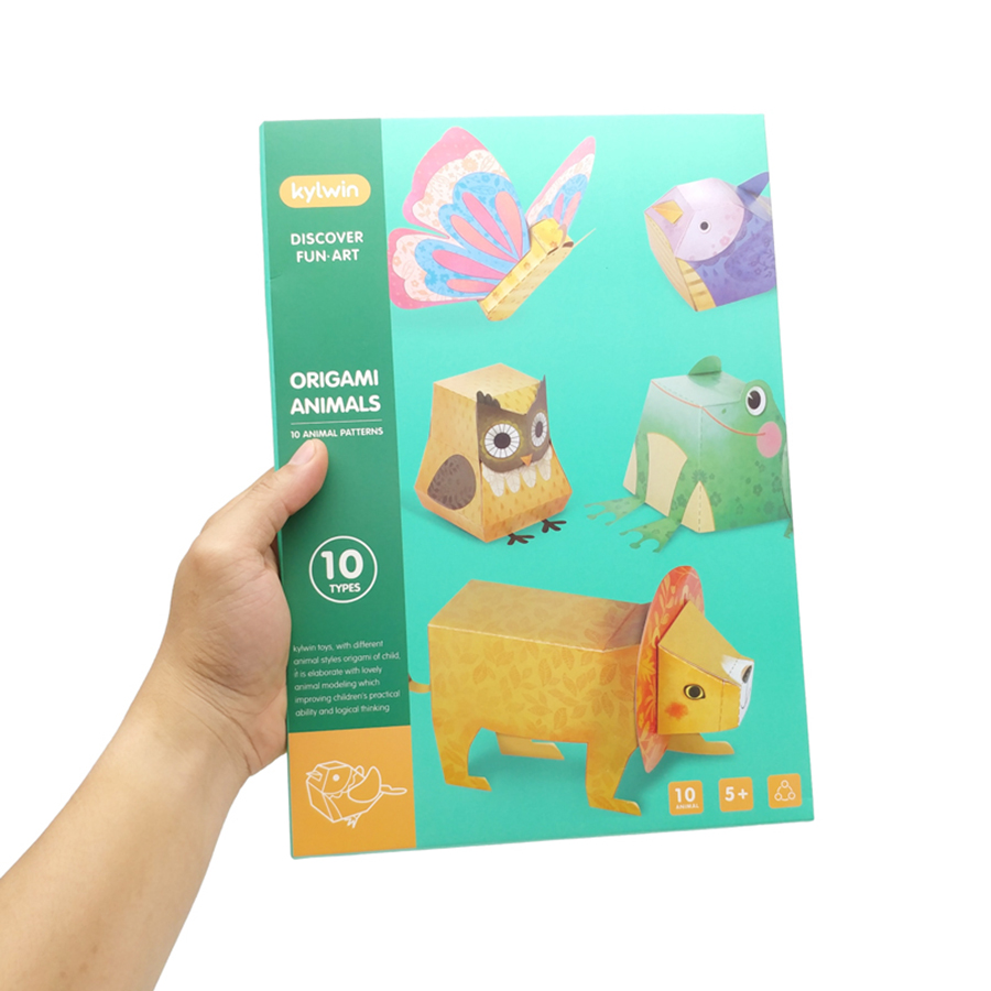 Đồ Chơi Gấp Giấy Origami 3D, Sáng Tạo, Khéo Tay Và Thông Minh Chủ Đề Động Vật KW-4003