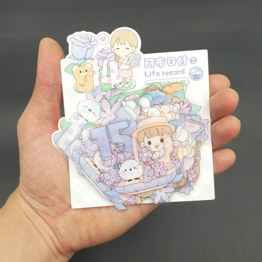 Sticker Telado-Cô Gái Abu Chi Chi Chi Và Các Con Số MSTZ-2/39-41