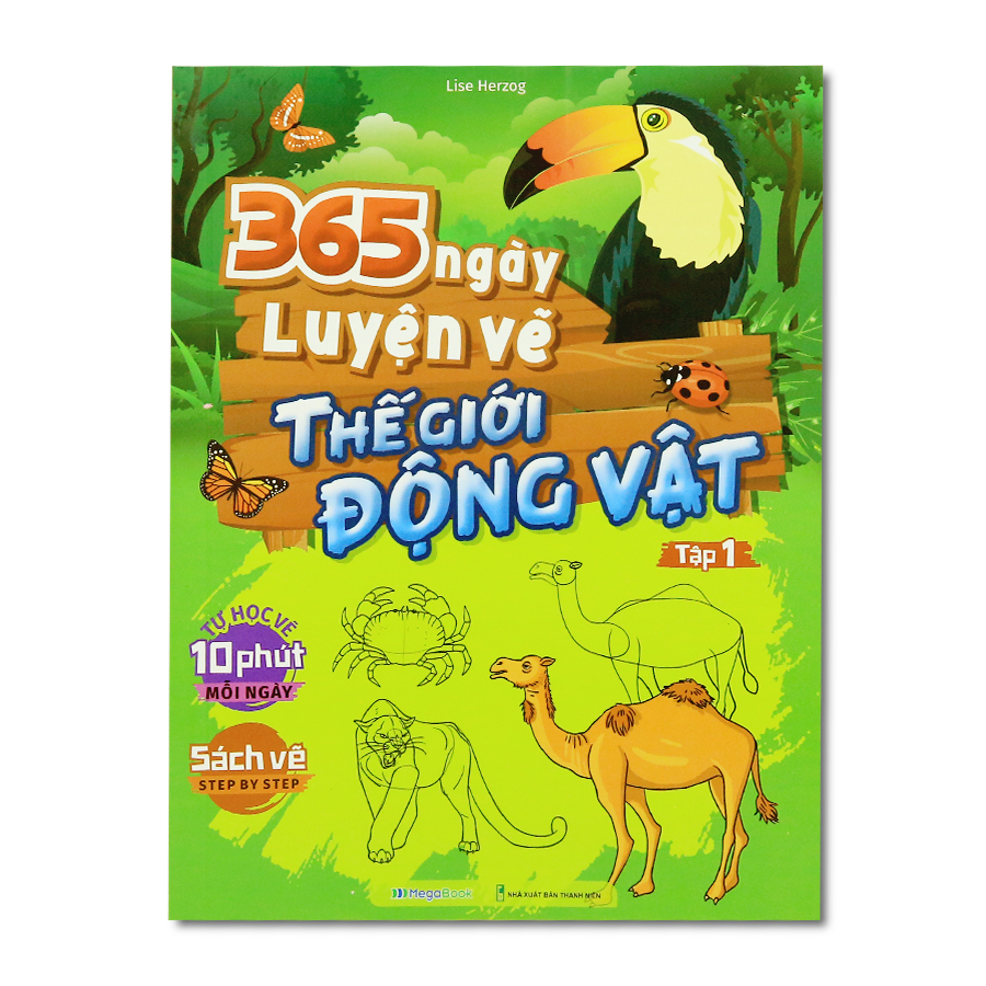 365 Ngày Luyện Vẽ Thế Giới Động Vật Tập 1