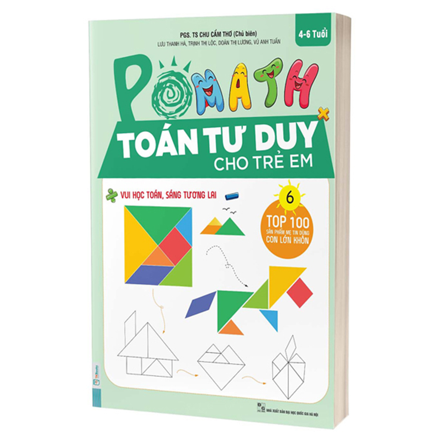 Pomath Toán Tư Duy Cho Trẻ Em 4-6 Tuổi Tập 6