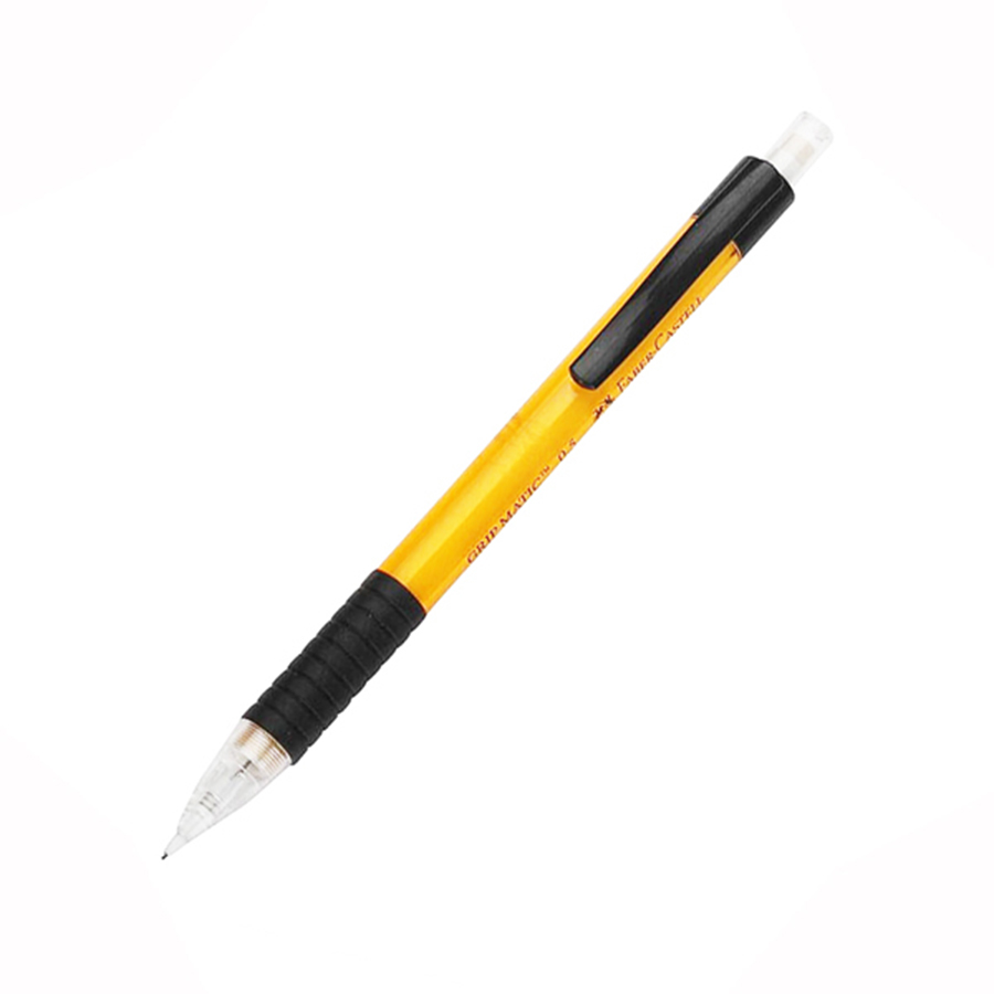Bút Chì Bấm Faber-Castell 133807 0.5 mm Grip Matic Màu Vàng