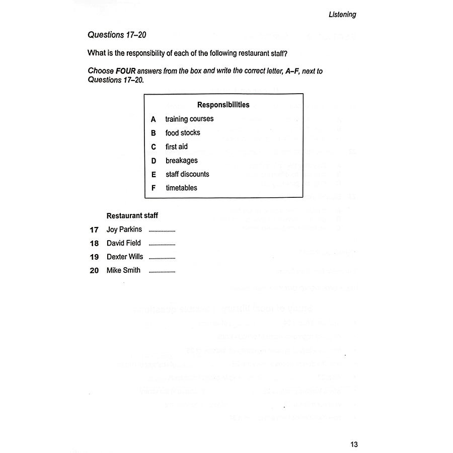 Cambridge English IELTS 12 General Training With Answers