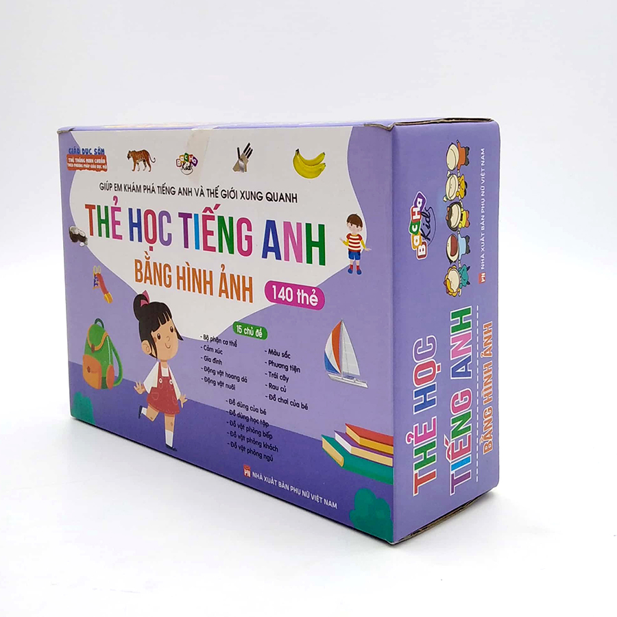 Thẻ Học Tiếng Anh Bằng Hình Ảnh - 140 Thẻ