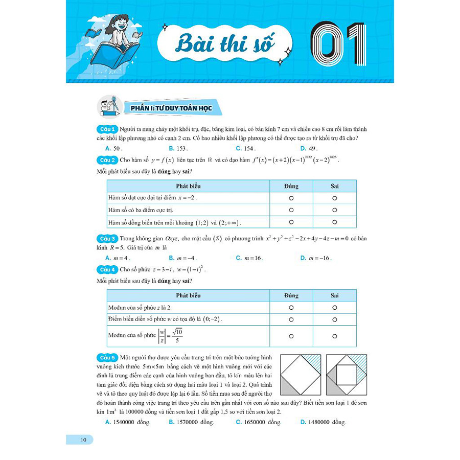 Tốc Chiến Luyện Đề Đánh Giá Tư Duy (Theo Cấu Trúc Đề Thi Của Đại Học Bách Khoa Hà Nội)