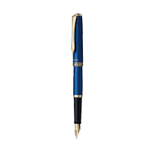 Bút Máy Pentel F700CF-C Mực Xanh, Thân Xanh