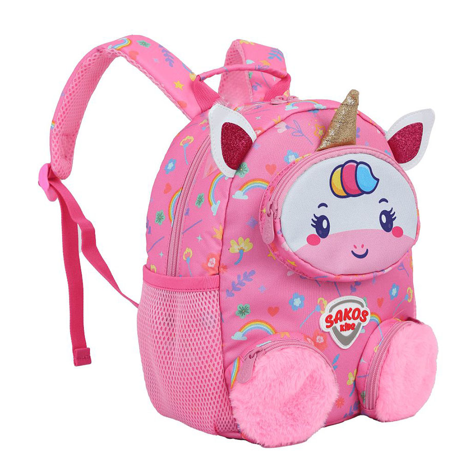 Ba Lô Mầm Non Sakos Lollipop - Pinky Unicorn