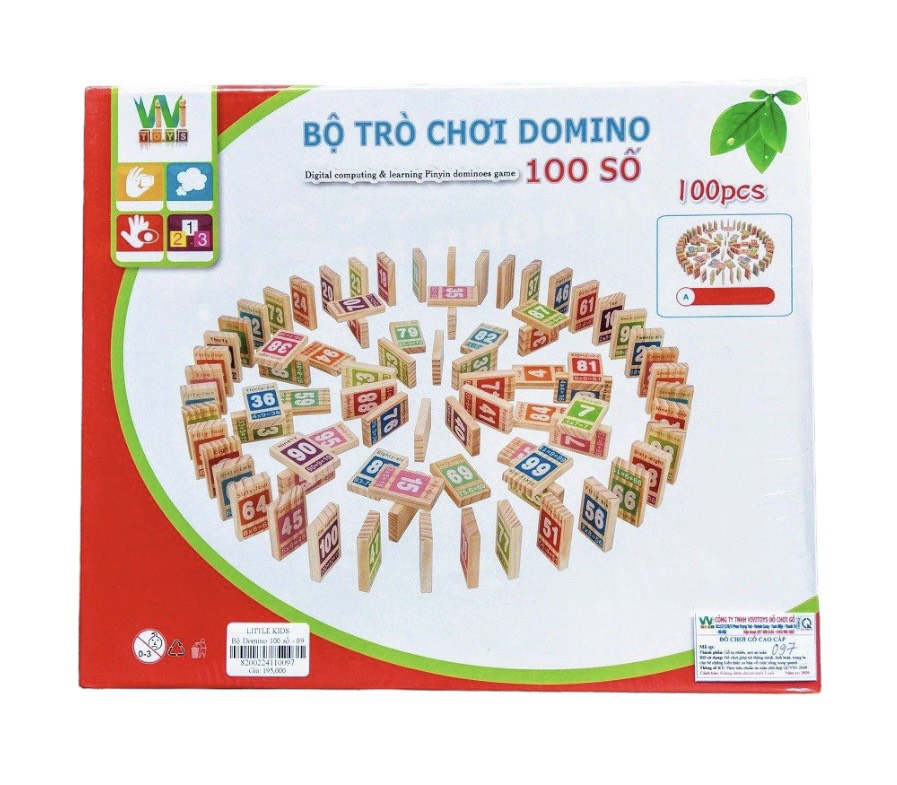 Đồ Chơi Domino 100 Số Vivitoys 097