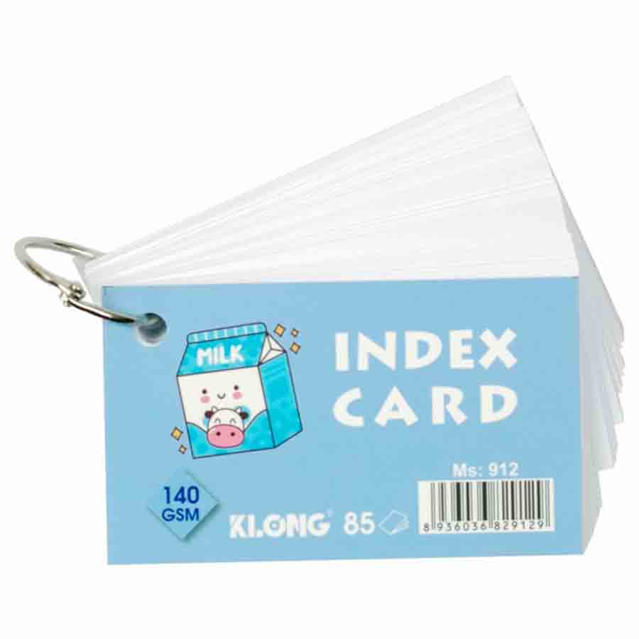 Tập Thẻ Ghi Chú K.Long Index Card 912 85Tr