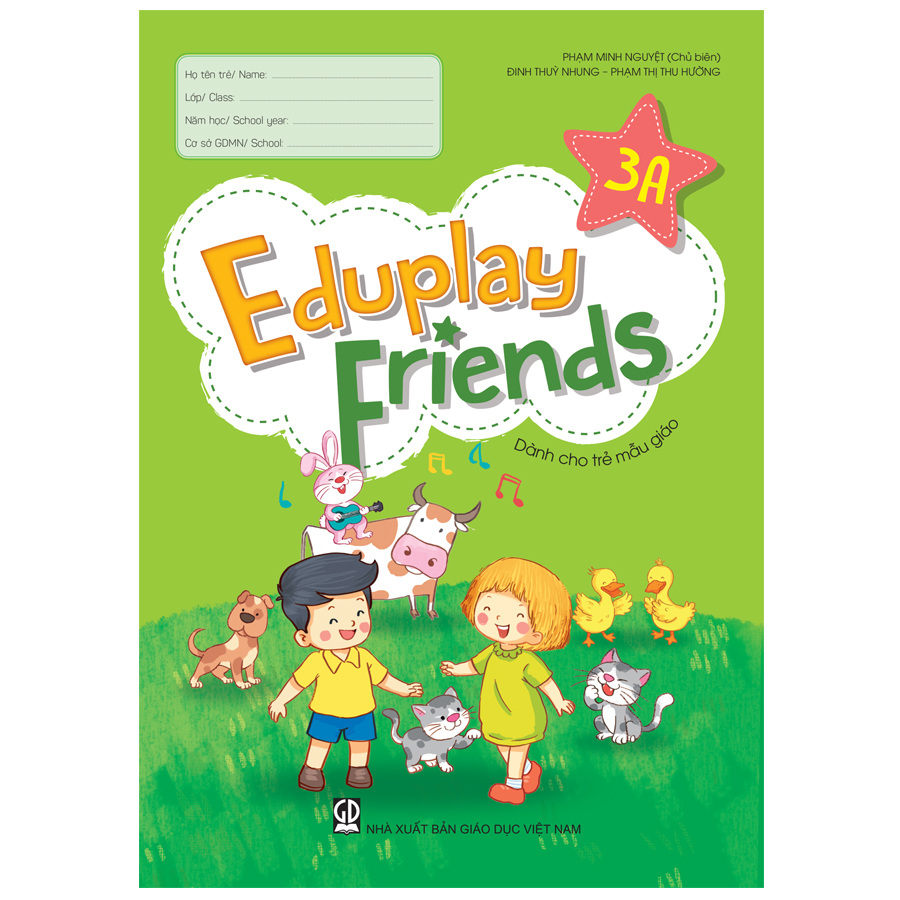 Eduplay Friends 3A - Dành Cho Trẻ Mẫu Giáo
