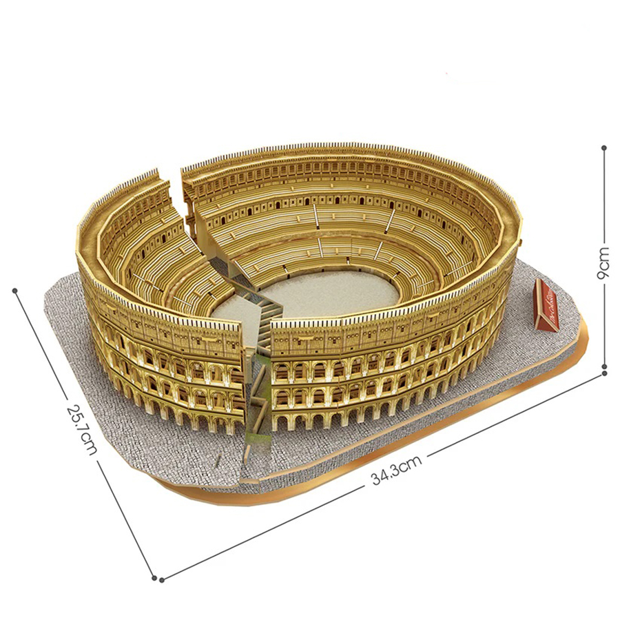 Đồ Chơi Trẻ Em Xếp Hình 3D Nat Geo: Đấu Trường La Mã