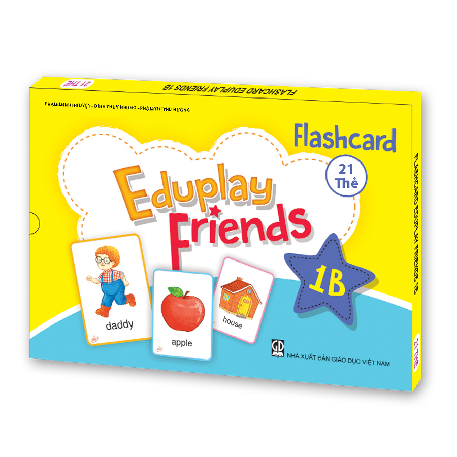 Flashcard Eduplay Friends 1B - Dành Cho Trẻ Mẫu Giáo