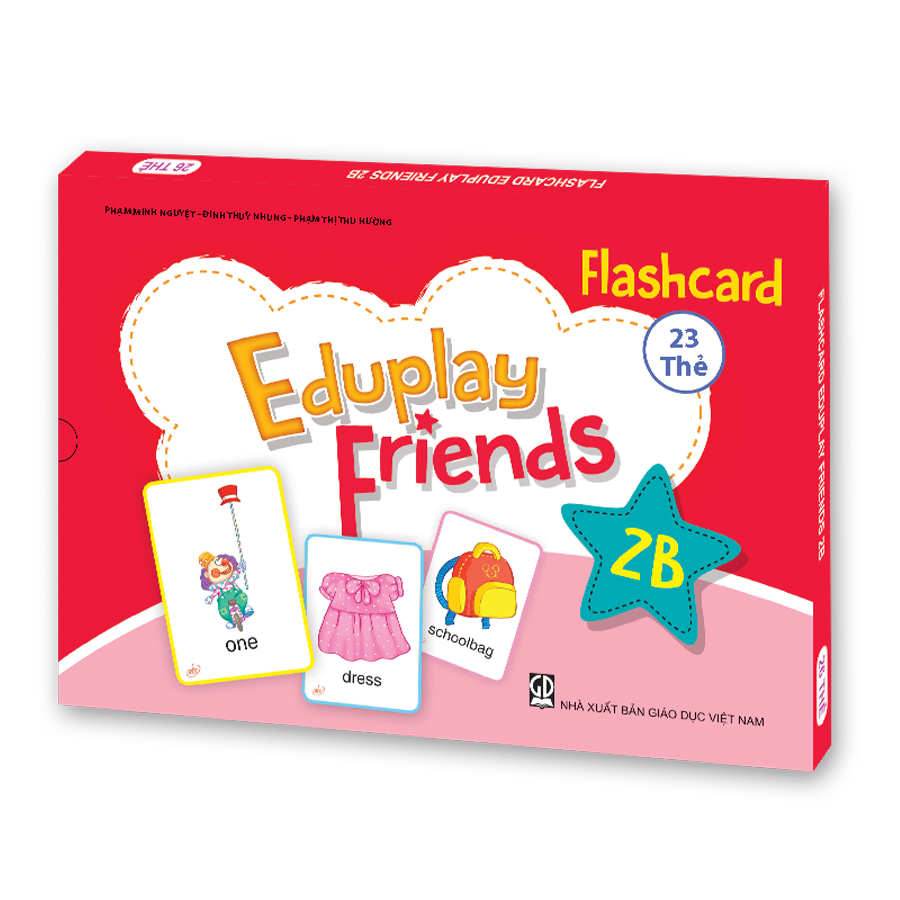 Flashcard Eduplay Friends 2B - Dành Cho Trẻ Mẫu Giáo