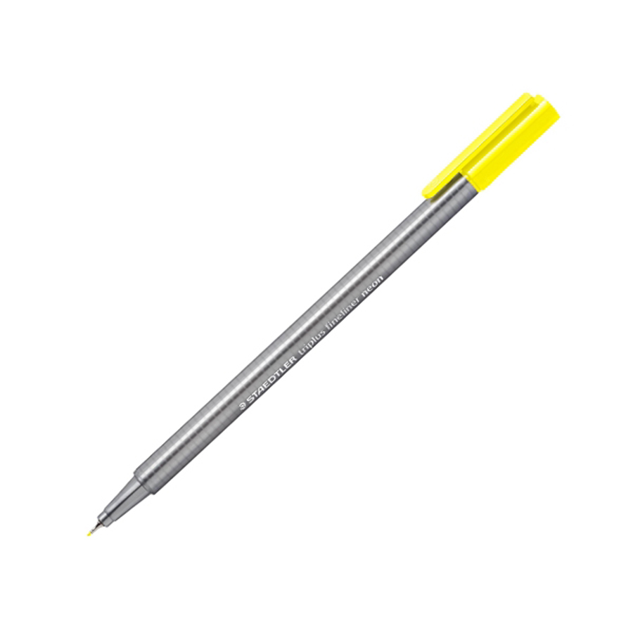 Bút Dạ Kim Cao Cấp Staedtler Triplus 0.3mm 334-10 Màu Light Yellow