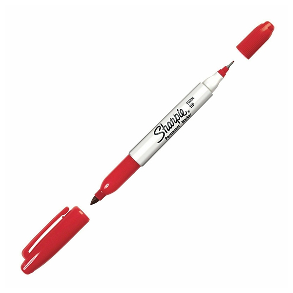 Bút Lông Dầu Sharpie Twin Đỏ 32202