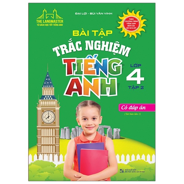 The Langmaster - Bài Tập Trắc Nghiệm Tiếng Anh Lớp 4 - Tập 2 (Tái Bản 2020)