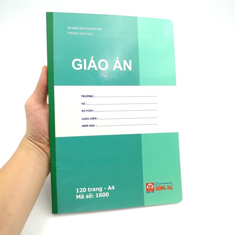 Sổ Giáo Án Hồng Hà A4 120 Trang 1600