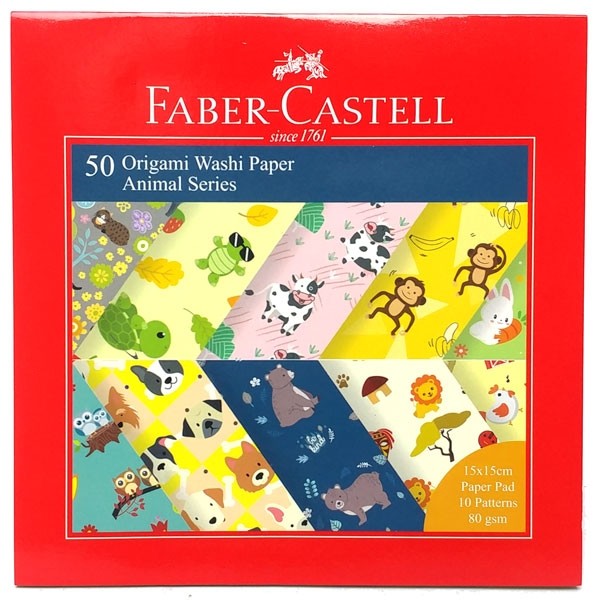 Giấy Nghệ Thuật Origami Washi Animal Faber-Castell