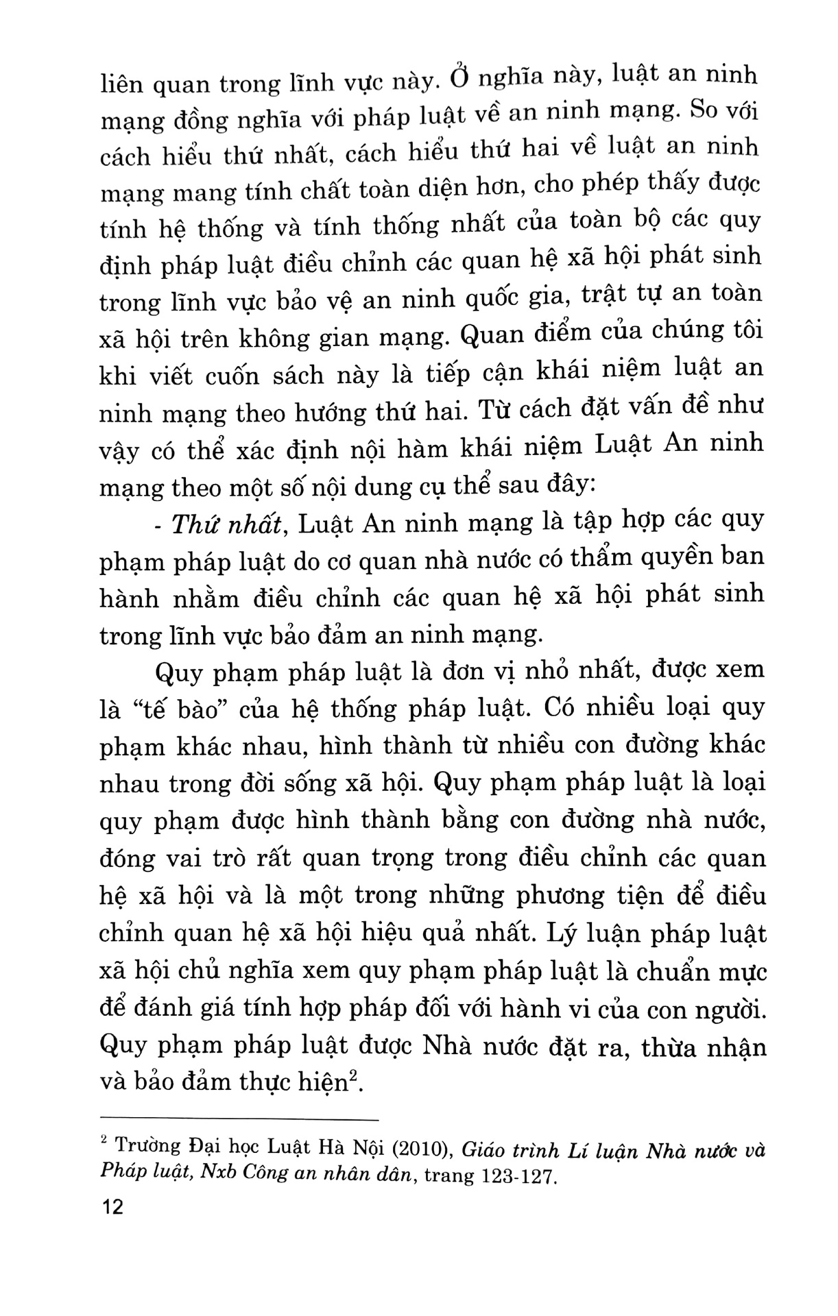 Một Số Vấn Đề Cơ Bản Của Luật An Ninh Mạng