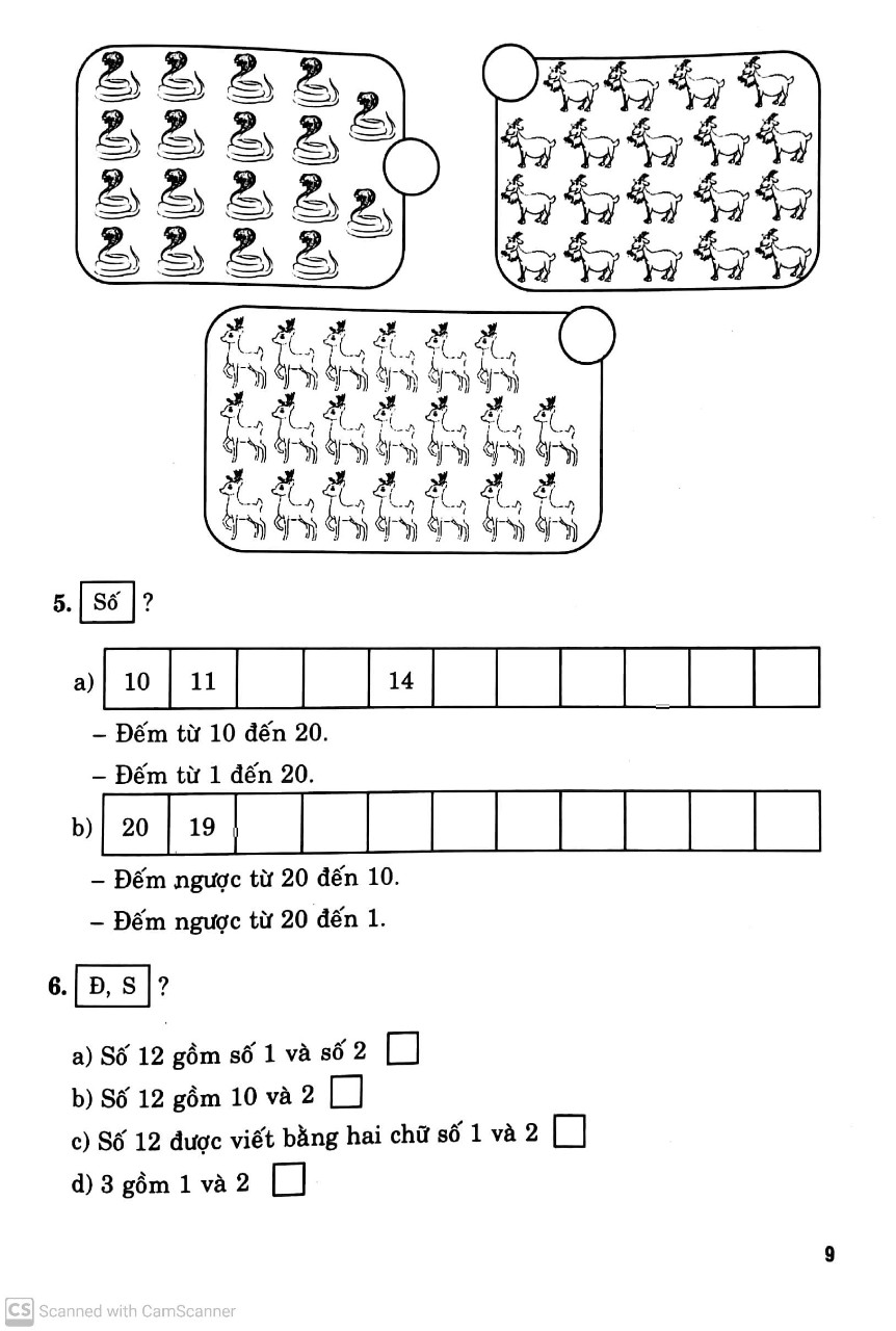 Vở Bài Tập Nâng Cao Toán 1 - Tập 2