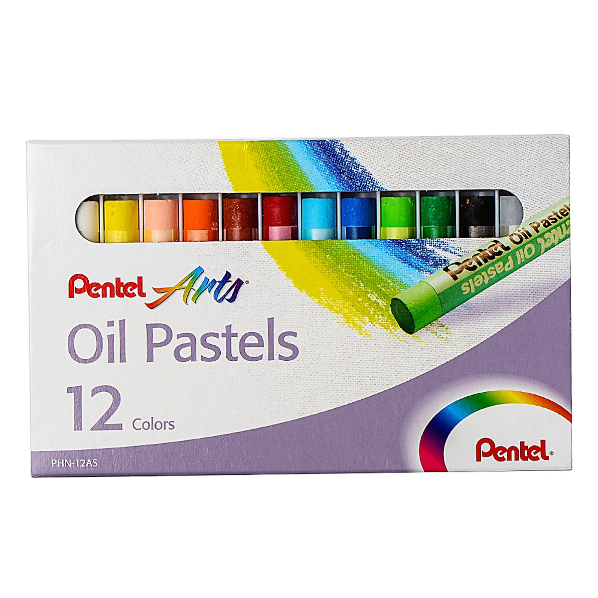 Bút Sáp Dầu 12 Màu Pentel PHN-12