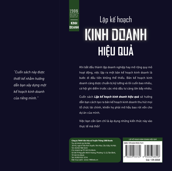 Lập Kế Hoạch Kinh Doanh Hiệu Quả