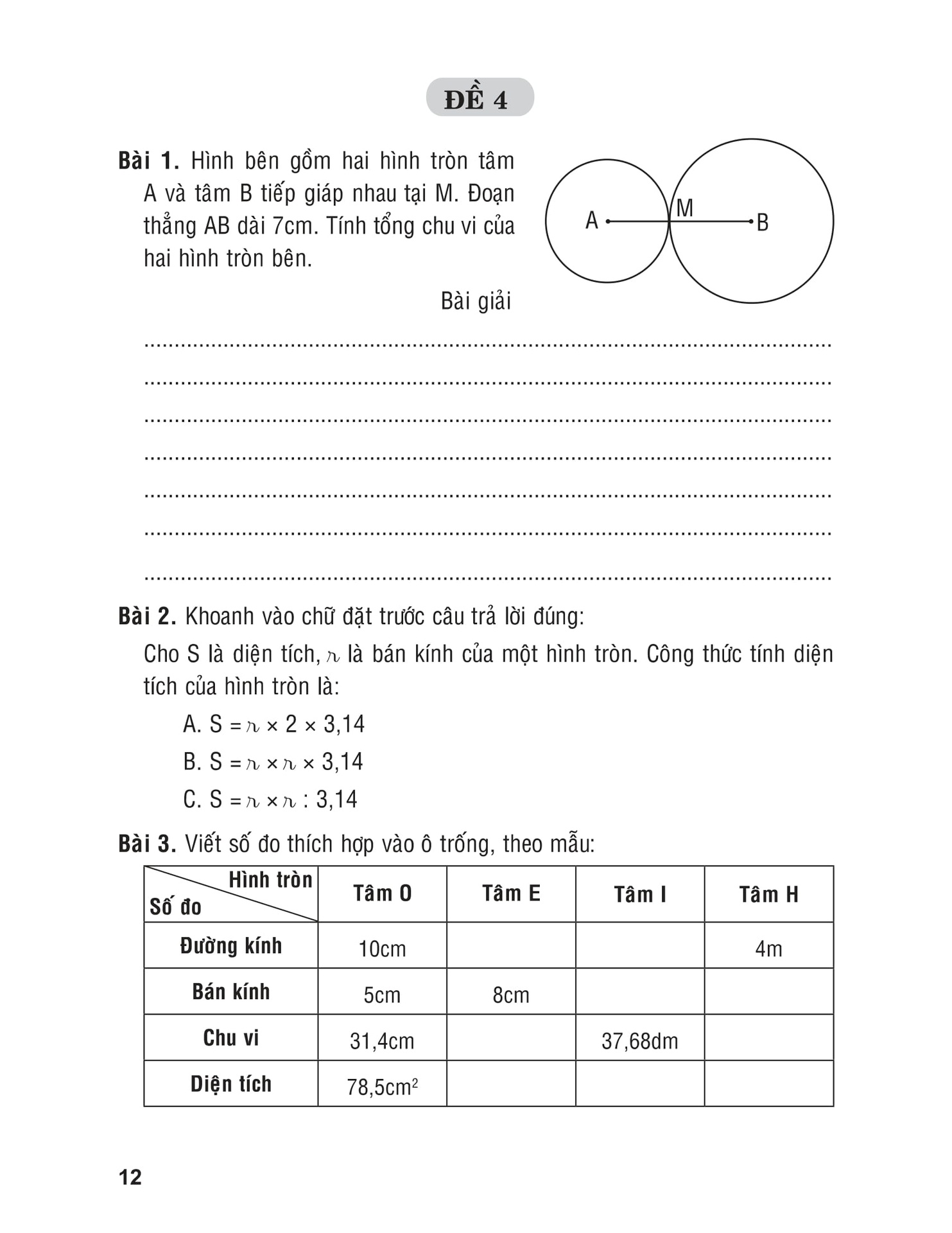 Tuyển Chọn Đề Ôn Luyện Và Tự Kiểm Tra Toán 5 - Tập 2 (Tái Bản 2019)