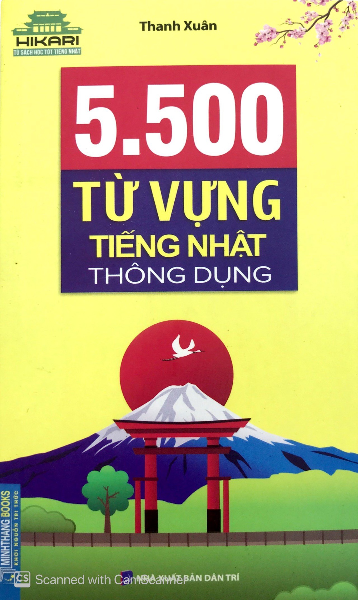 5500 Từ Vựng Tiếng Nhật Thông Dụng