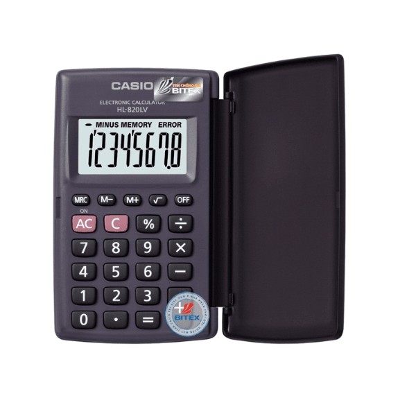 Máy Tính Văn Phòng Casio HL-820LV-BK-W-DP