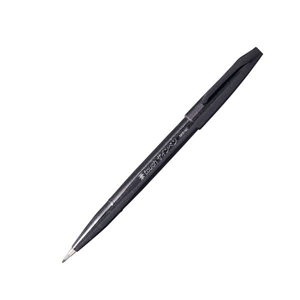 Bút Lông Màu Nước Touch Pentel SES15C-A - Màu Đen