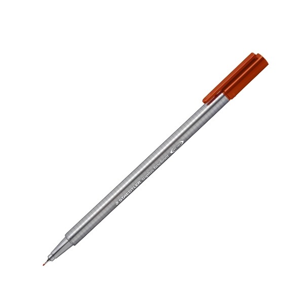 Bút Dạ Kim Cao Cấp Staedtler 334-73 - Màu Nâu Đỏ