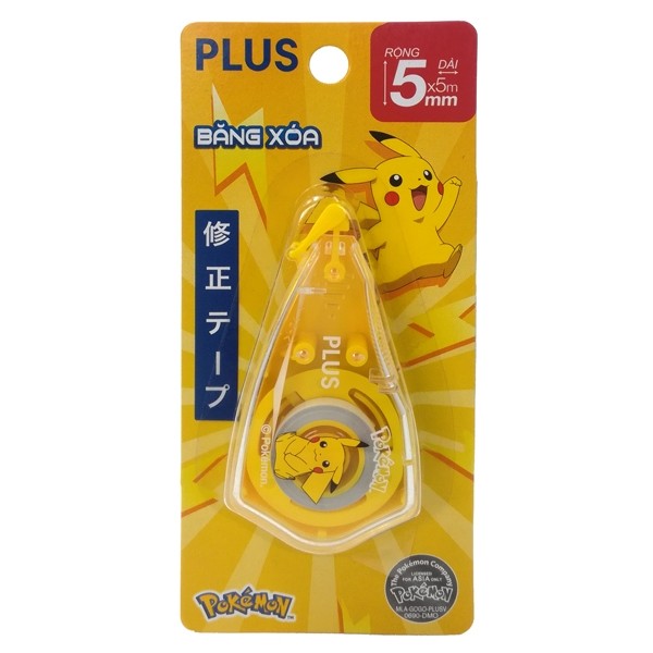 Bút Xóa Băng Plus A Pokemon 100-V001