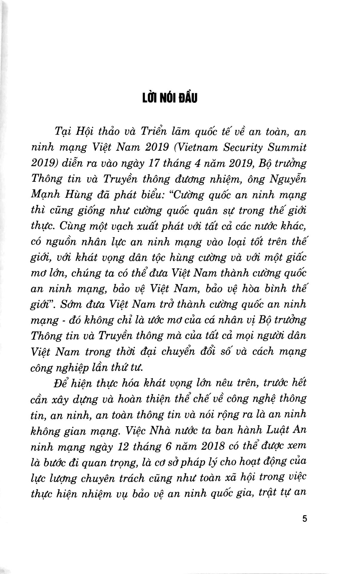 Một Số Vấn Đề Cơ Bản Của Luật An Ninh Mạng