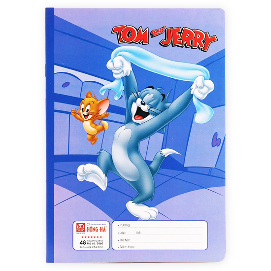 Vở 4 Ô Ly Hồng Hà School Tom Và Jerry 0560 48 Trang