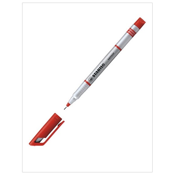 Bút Kỹ thuật Stabilo SENF-RD-kỹ thuật Sensor, 0.3mm - Màu Đỏ