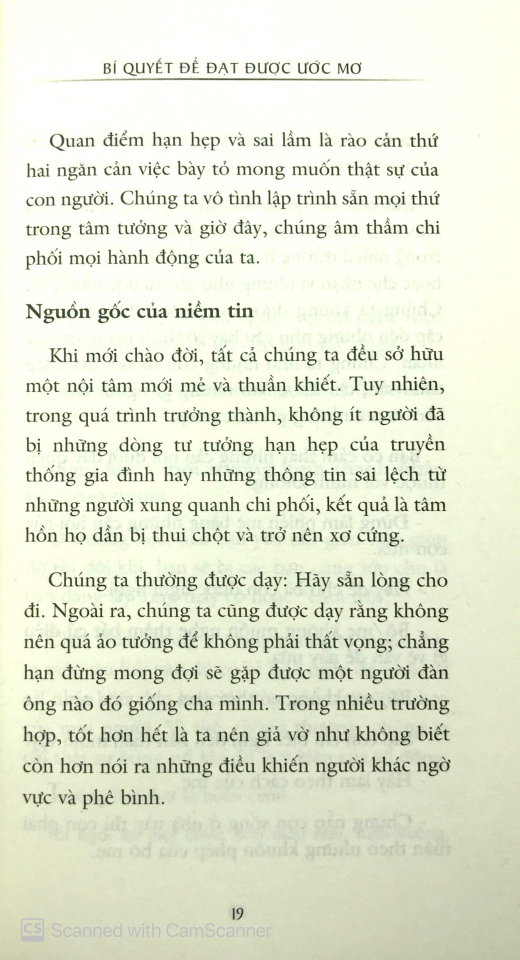 Bí Quyết Để Đạt Được Ước Mơ