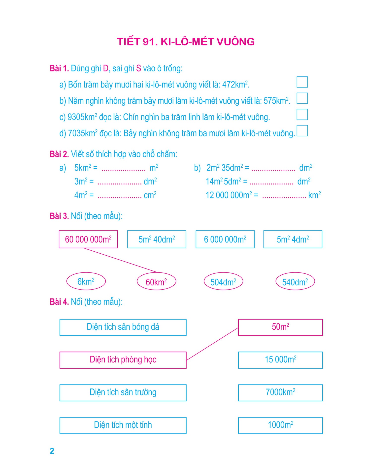 Vở Bài Tập Toán Nâng Cao Lớp 4 - Quyển 2 (Tái Bản 2019)