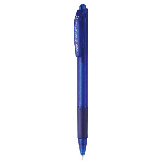 Bút Bi Pentel BK417-C Ngòi 0.7mm - Màu Xanh