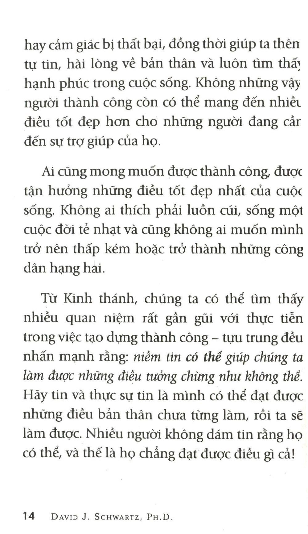 Dám Nghĩ Lớn - Khổ Nhỏ