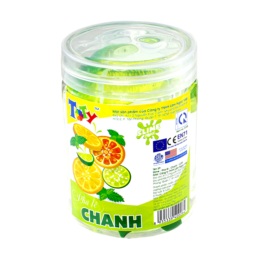 Đồ Chơi Slime Pha Lê Chanh LU39