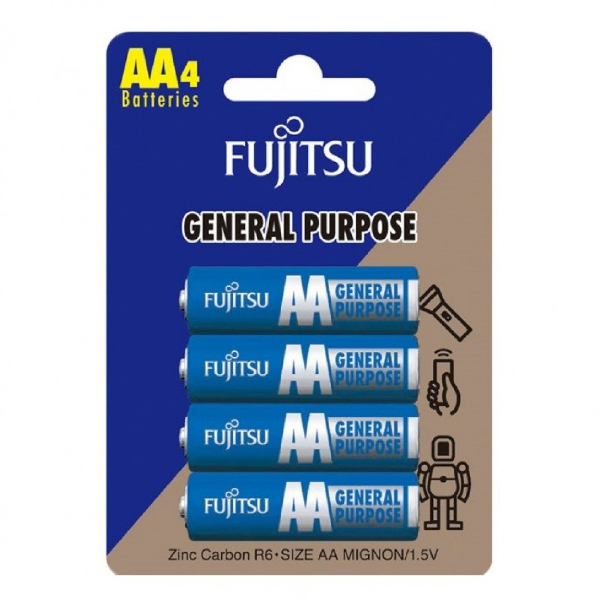 Pin Fujitsu Carbonzinc R6(4B)F-GP AA